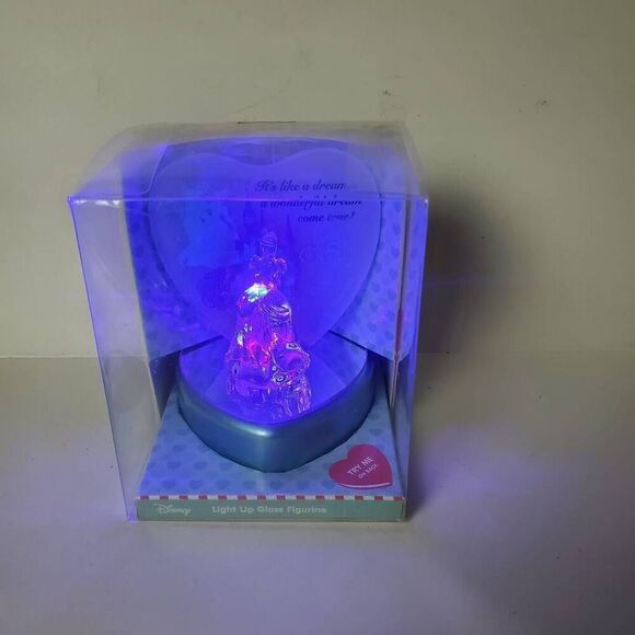 Disney Light Up Glass Figurine - Picture 1 of 10